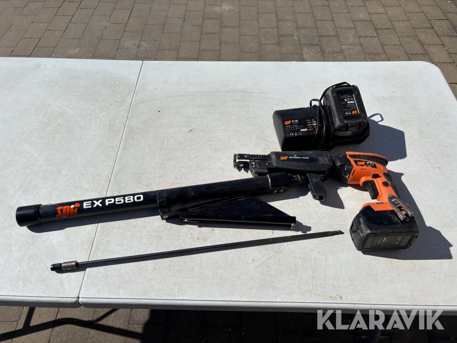 Skruvautomat Spit P18 med förlängningsskaft