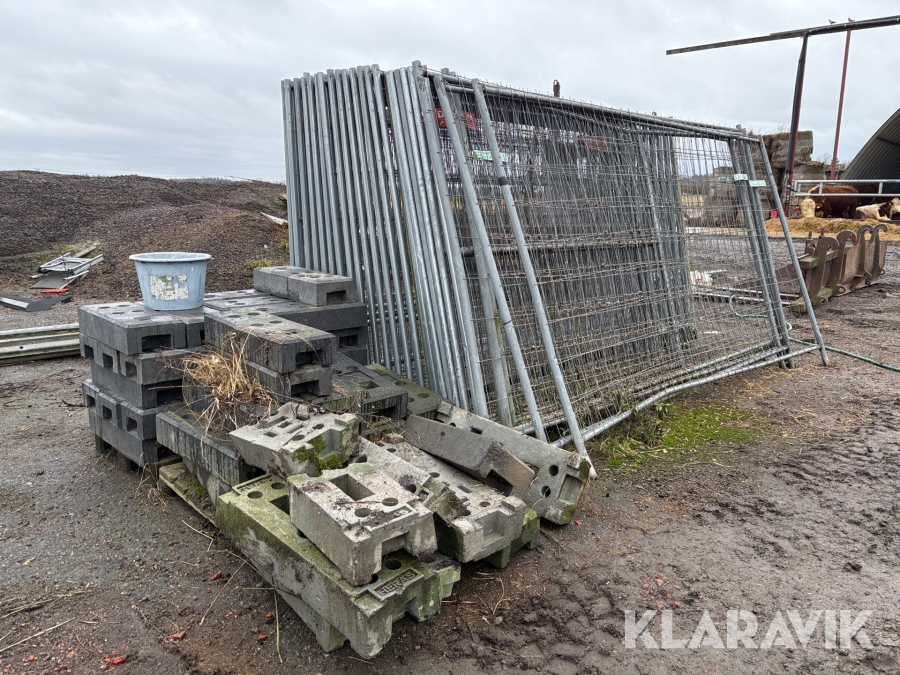 Byggstaket med fötter