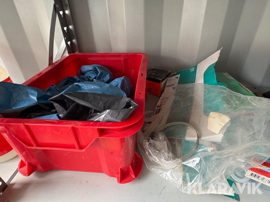 Parti med byggmaterial