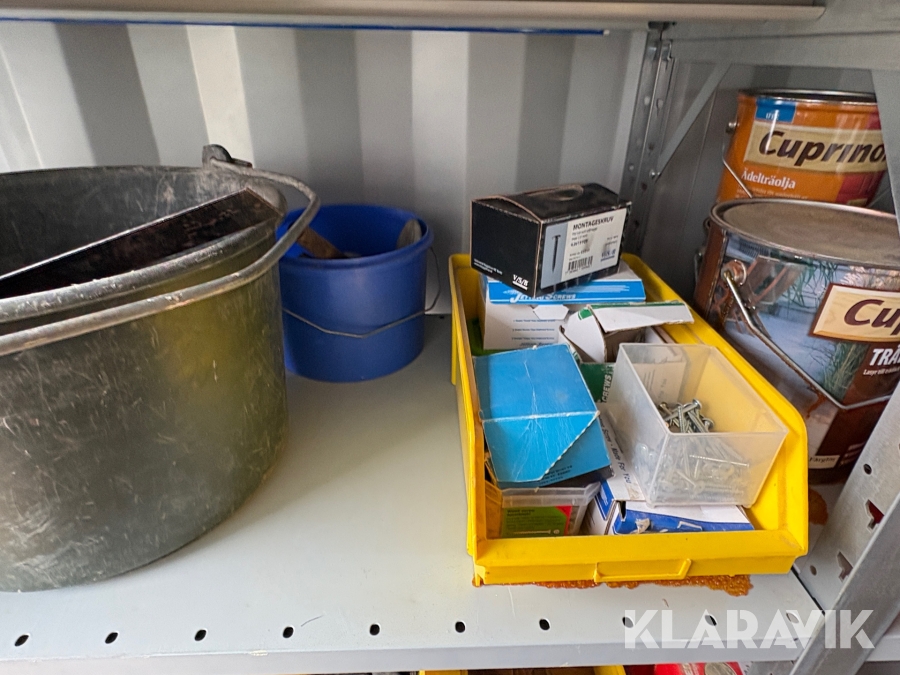 Parti med byggmaterial