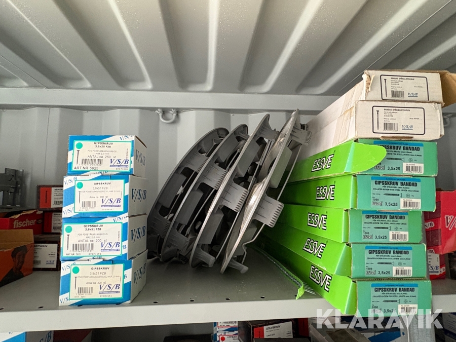 Parti med byggmaterial