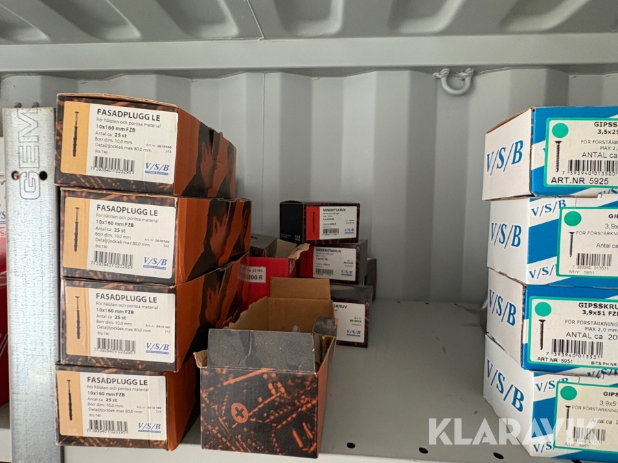 Parti med byggmaterial