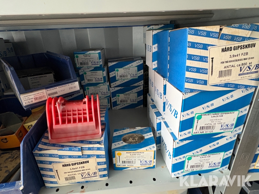 Parti med byggmaterial