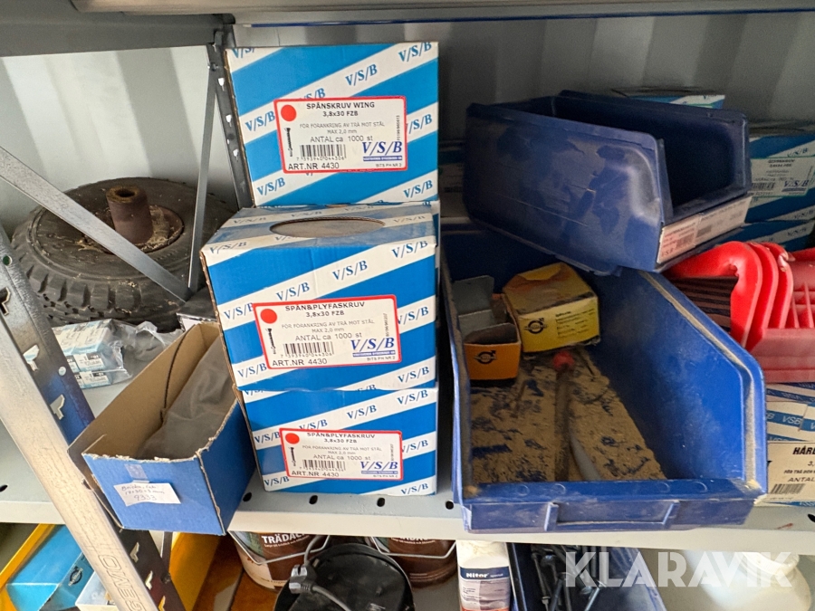 Parti med byggmaterial