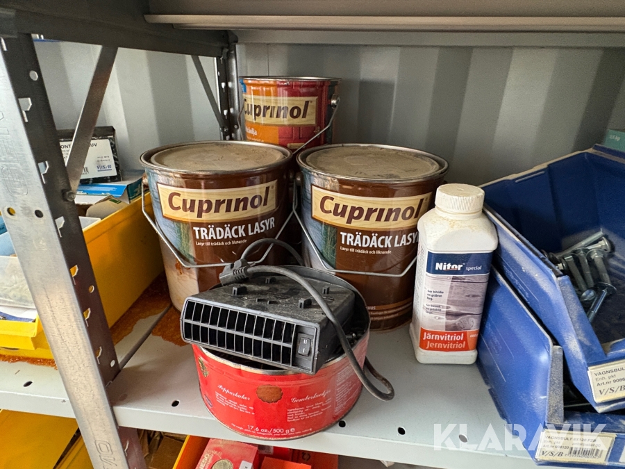 Parti med byggmaterial