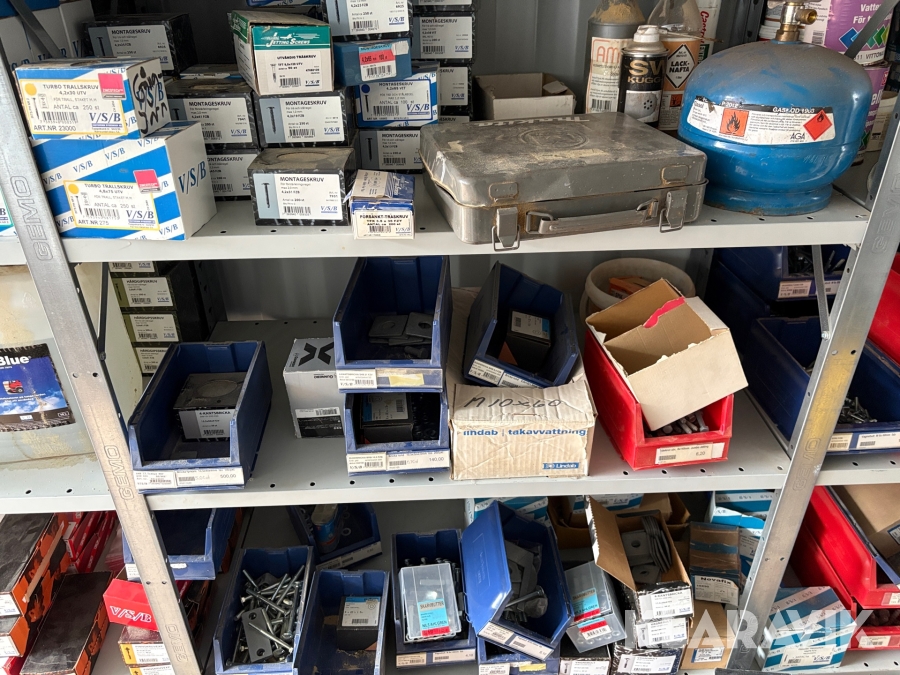 Parti med byggmaterial