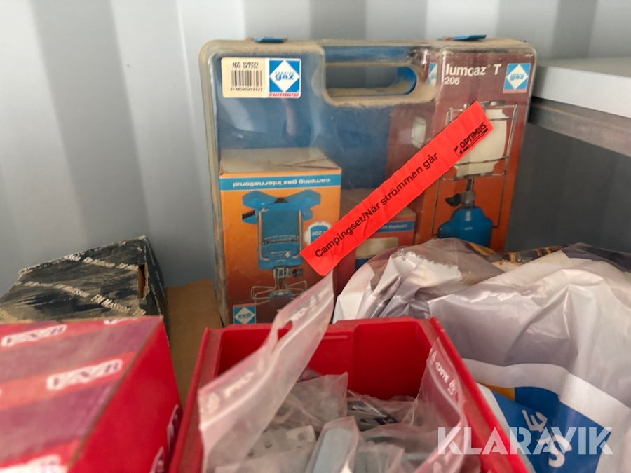 Parti med byggmaterial