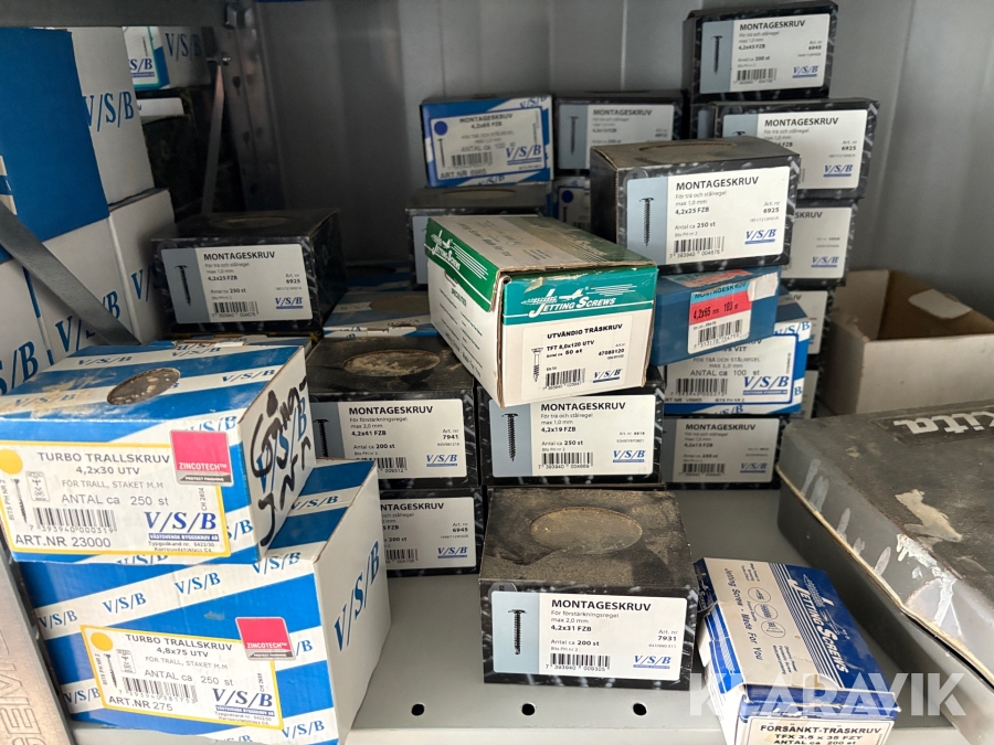 Parti med byggmaterial