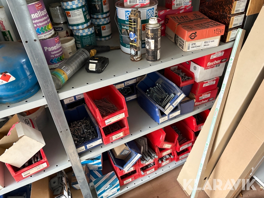 Parti med byggmaterial