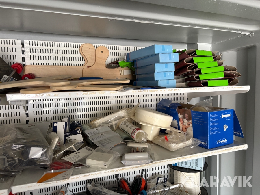 Parti med byggmaterial