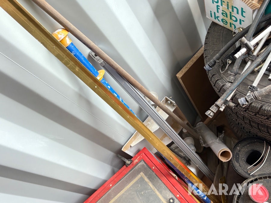 Parti med byggmaterial