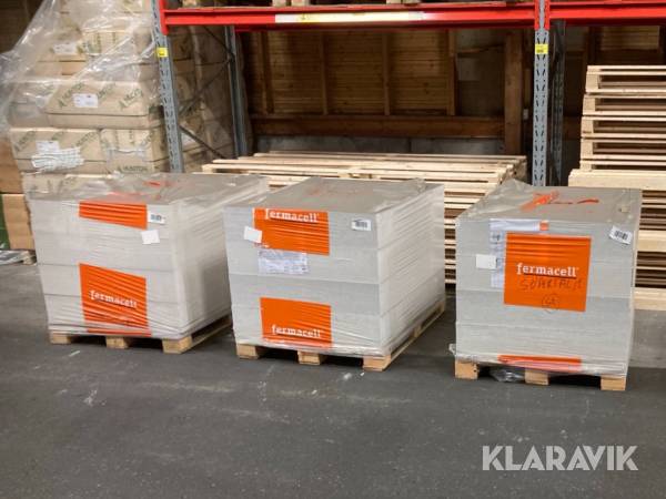 Parti med fibergipsskivor FERMACELL 12,5mm 3 pall