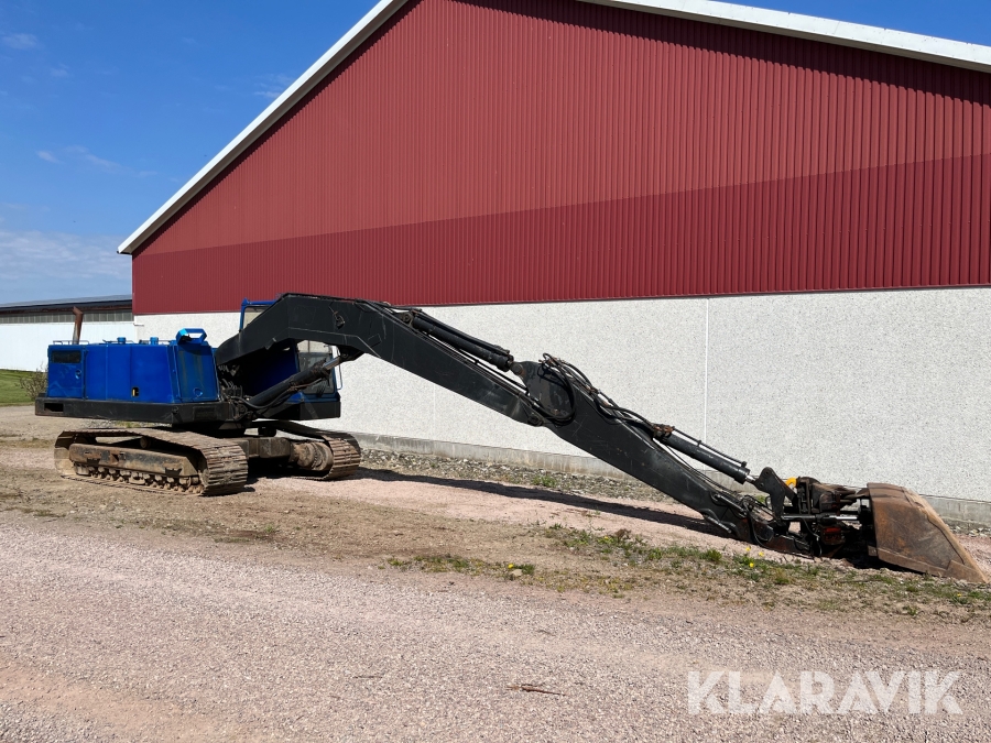 Grävmaskin Åkerman H12B med hydraulisk släntskopa