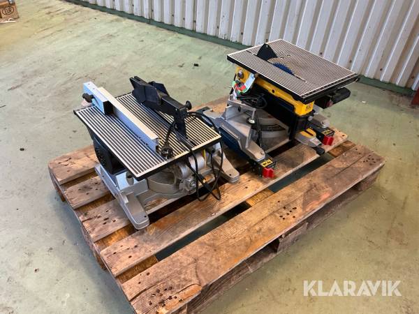 Kap/gering såg 2st Dewalt DW711-QS