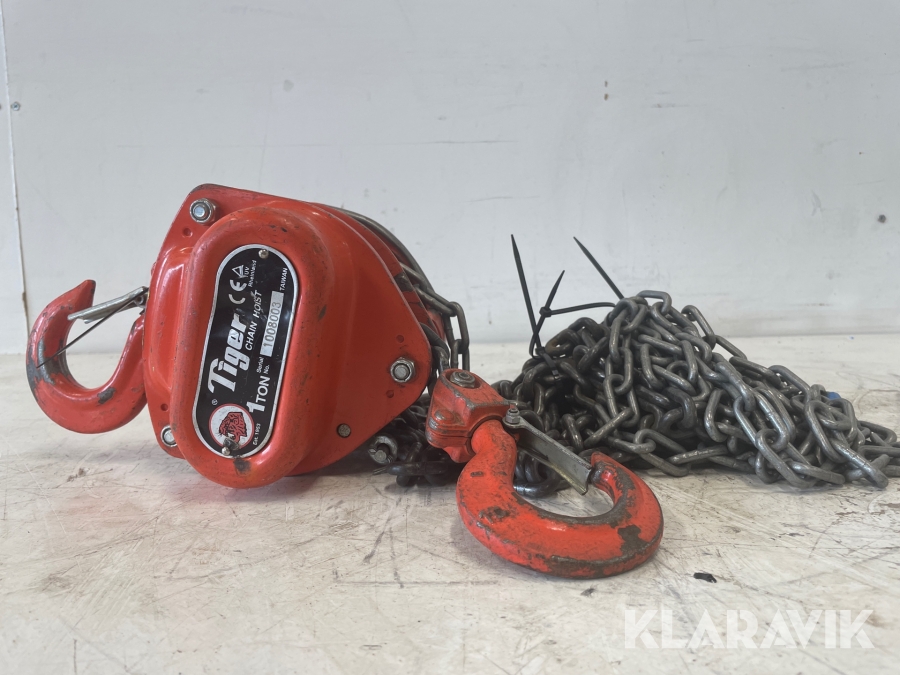 Kättingtalja Tiger 1 ton