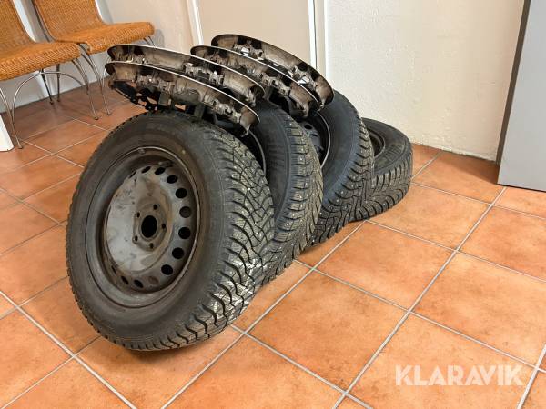 Dubbdäck 15" 195/65R15 Falken Winterpeak F-ice 1 4st