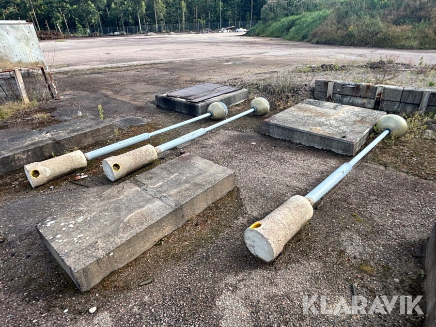 Belysningsstolpar 3st