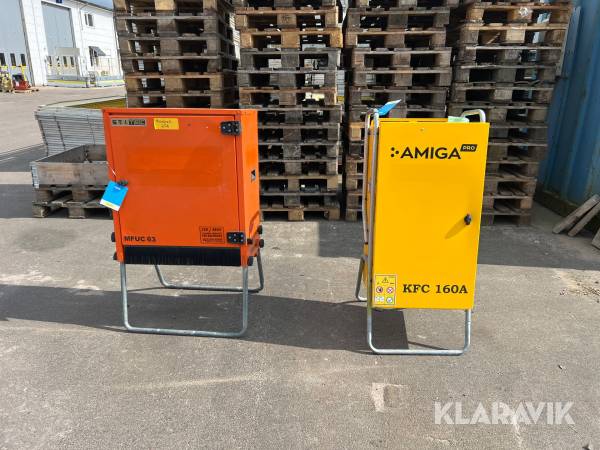 Huvudcentral, Undercentral Stitec, Amiga MFUC 63, KFC 160
