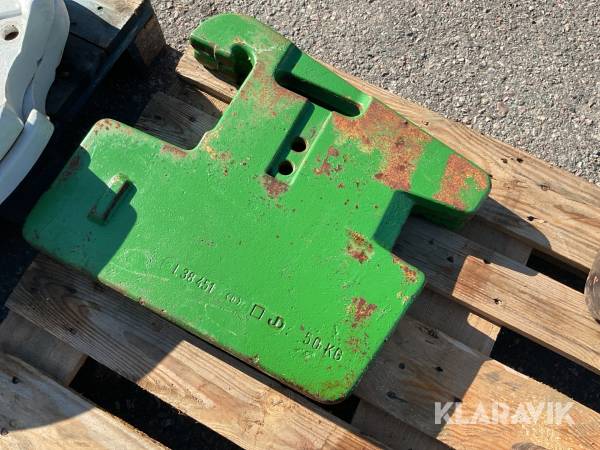 Vikter till traktor John Deere 2st