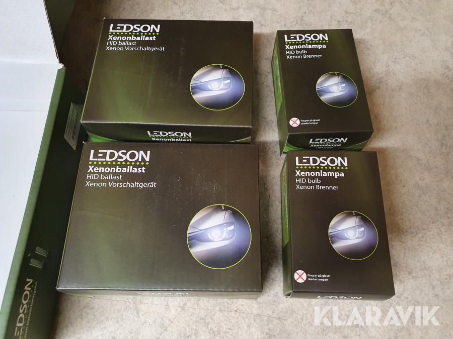 Xenonkit Ledson H7 55W, Karlstad, Klaravik auktioner