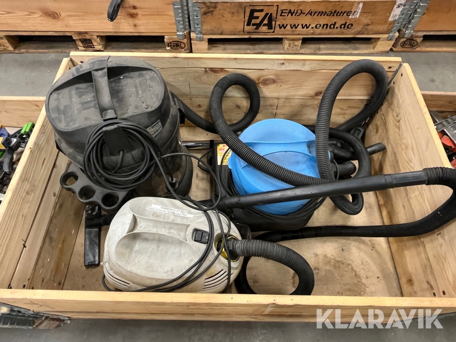 Dammsugare 3 stycken Kärcher/Fimab