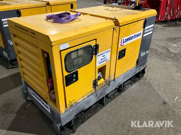 Generator Atlas Copco QAS 20