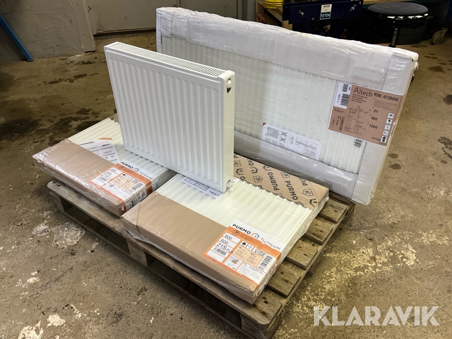 Element/ Radiator vattenburen 4 stycken