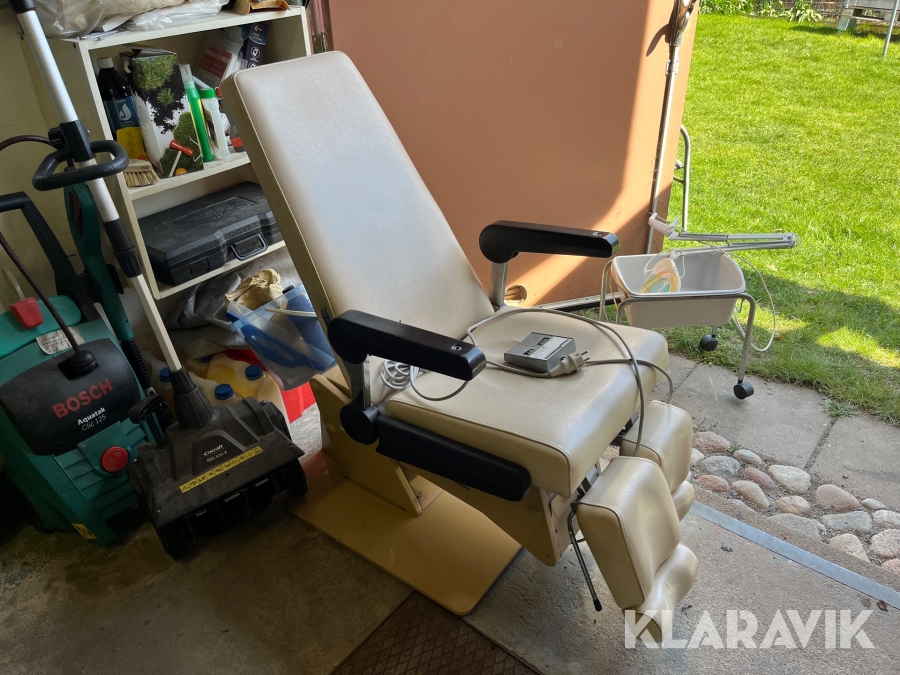 Fotvårdsstol Radings med tillbehör