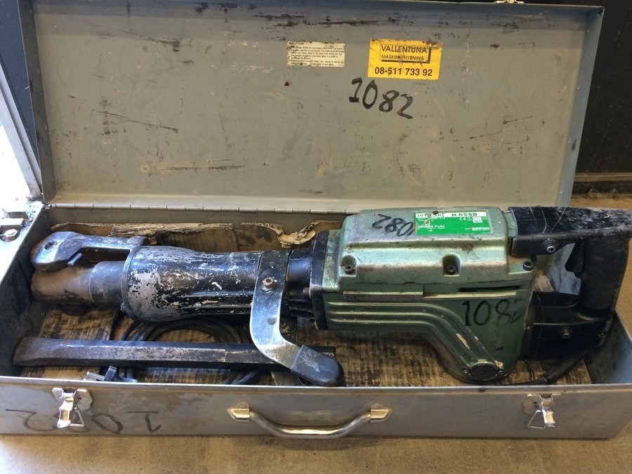 Bilmaskin med mejsel