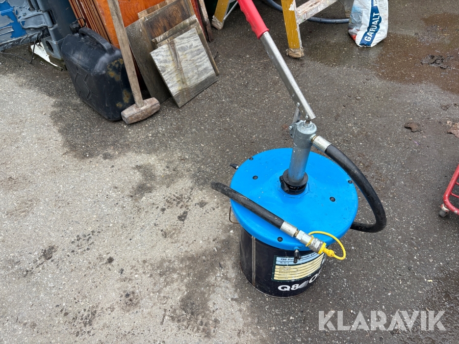 Fettspruta för centralsmörning