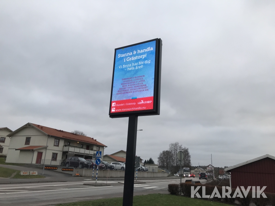 Ledskärm Lamps inkl fundament