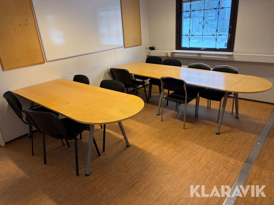 Bord och stolar till personalrum