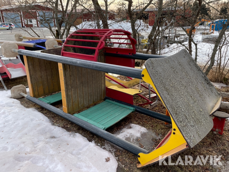 Lekplatsutrustning Hags Kumi torn med rutschkana