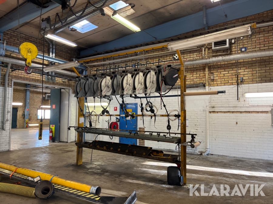 Oljebar med 12 rullar plus 1 tryckluft