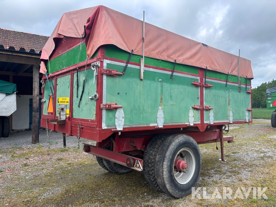 Spannmålssläp tippbart