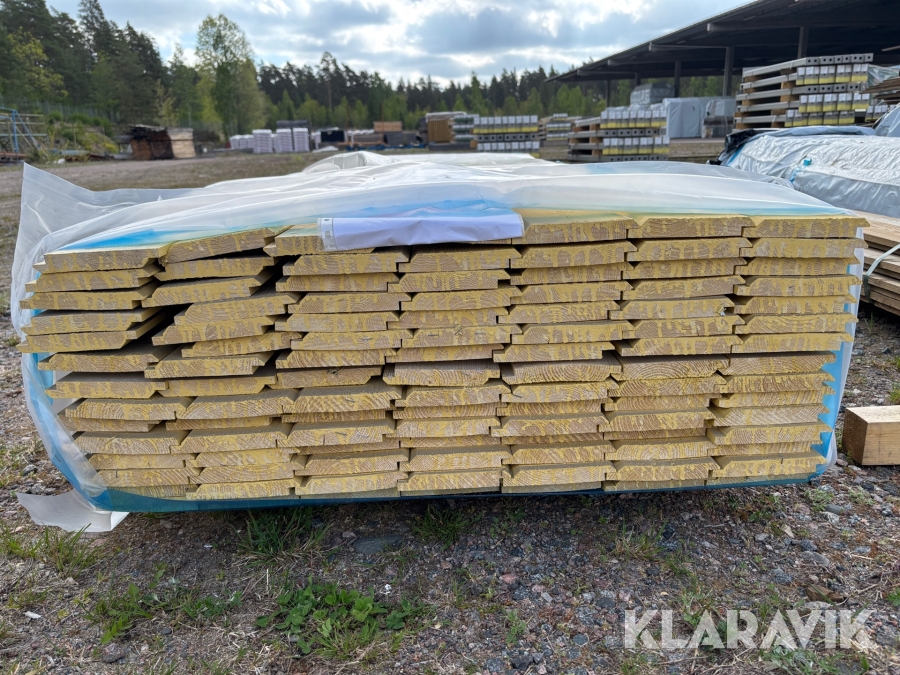 Panel dubbelfas 22x145x3300mm 105st