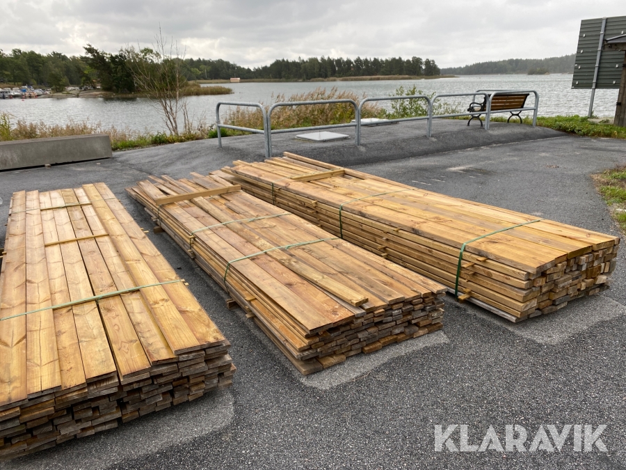 Tryckimpregnerat virke 3 buntar