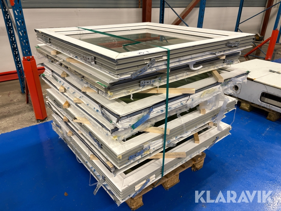 Plastfönster Salamander Öppningsbara 8 st
