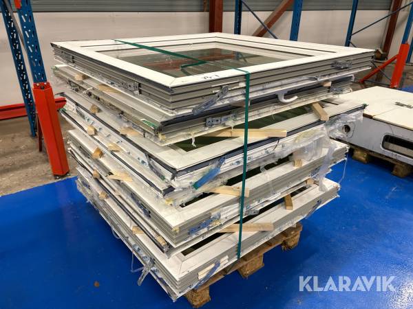 Plastfönster Salamander Öppningsbara 8 st