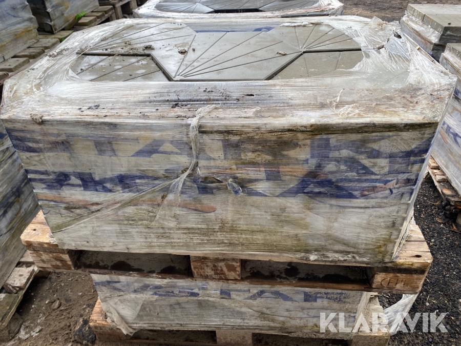 Plattor 2 st pallar Starka Villa Steppingstone Mönster