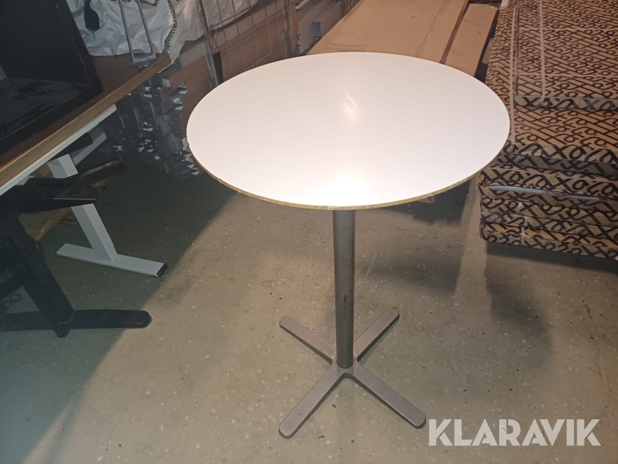 Ståbord med rund skiva