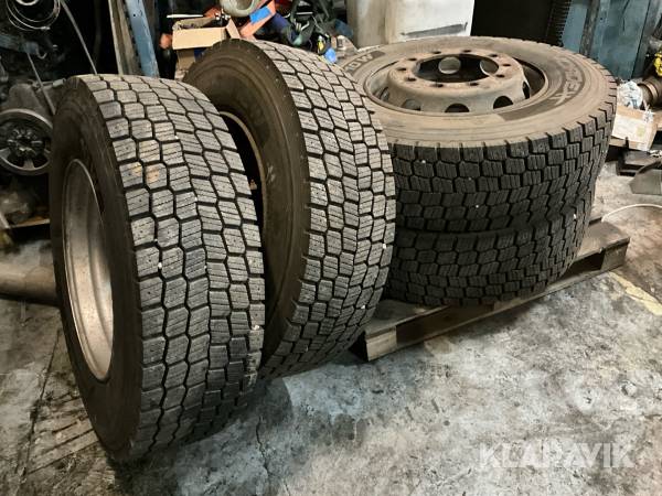 Lastbilsdäck Nordexx Trac 10W 4 st med fälg, 315/70R22.5