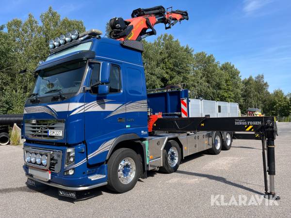 Kranbil med tipp Volvo FH16 8x2