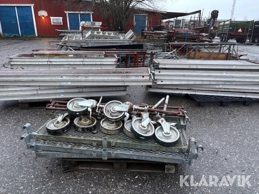 Parti med byggställning Haki