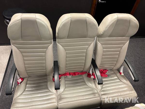 Flygplansstolar 3 st