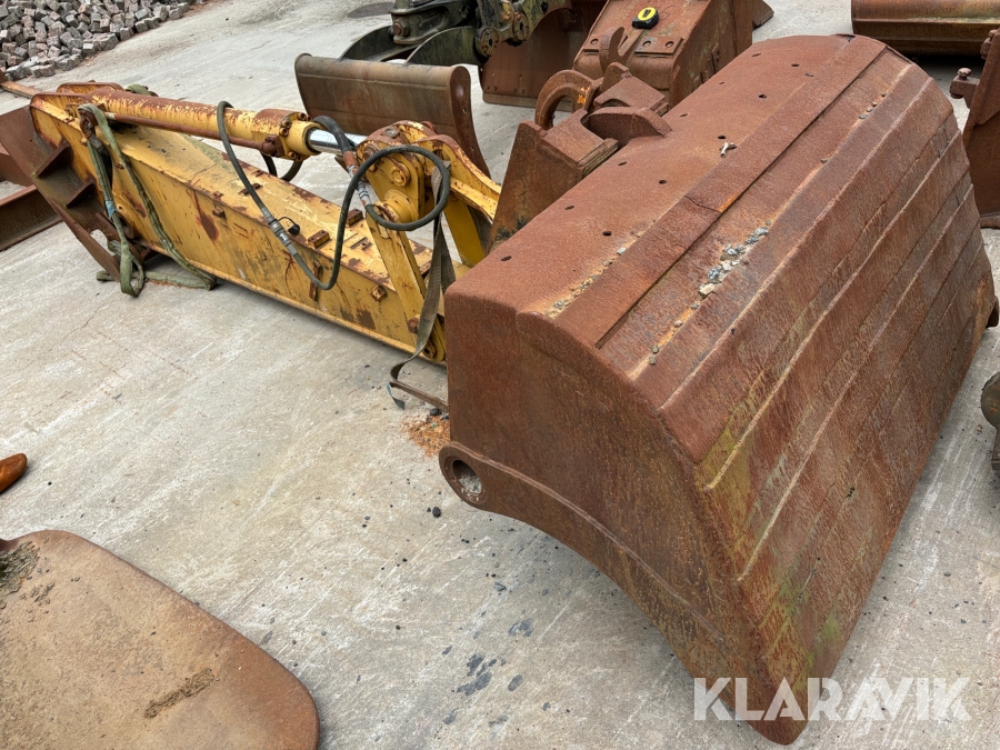 Förlängningsarm grävmaskin med SB-skopa PL1160