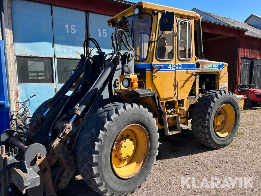 Hjullastare Volvo BM 4200, Uppsala, Klaravik Auktioner