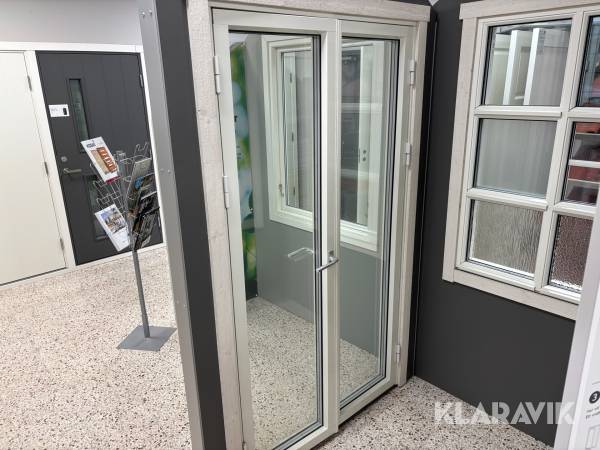 Dubbel altandörr Elitfönster 12x21