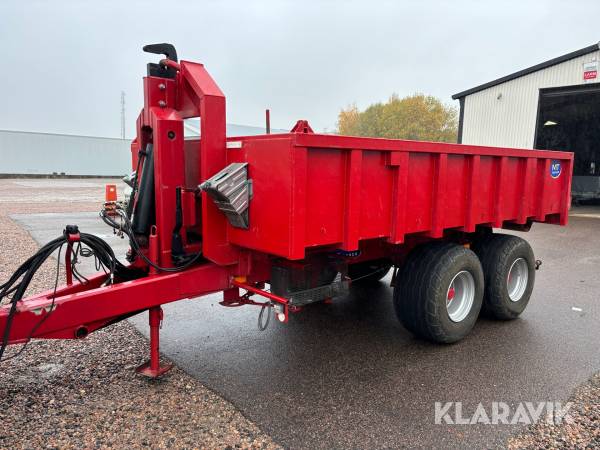 Lastväxlarvagn MT Vagnen 12-15 ton med schaktflak