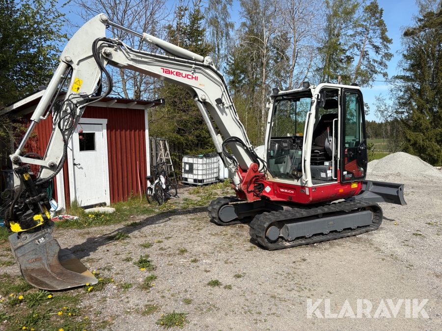 Minigrävmaskin Takeuchi TB260